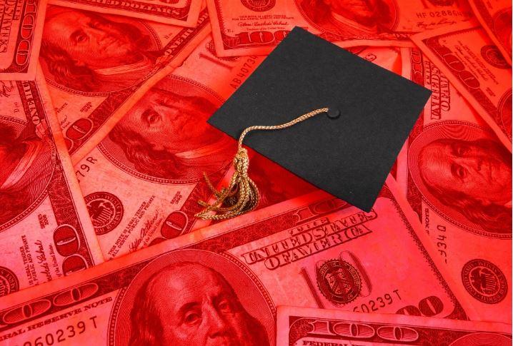 Image of Graduation Cap and Money 