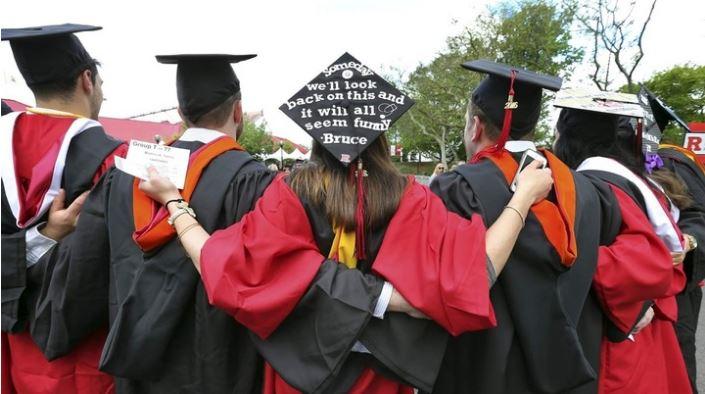 Students Rutgers Grad Ceremony